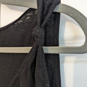 Knot detailed slub knot tank top